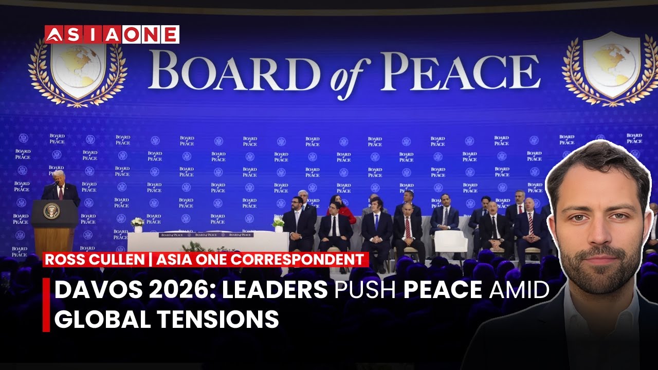 Davos 2026: Leaders Push Peace Amid Global Tensions | Ross Cullen Explains | Asia One News