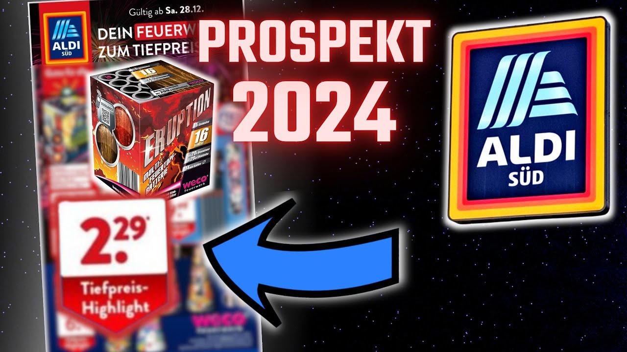 OFFIZIELLER Aldi Süd Feuerwerk Prospekt MIT PREISEN 2024/25!🔥