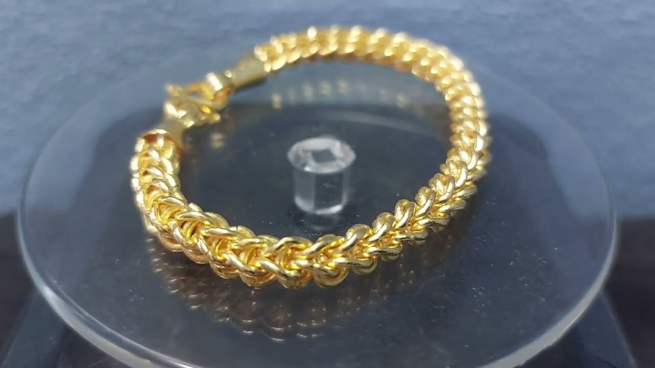 Make a 24k gold bracelet | Jewelry Making