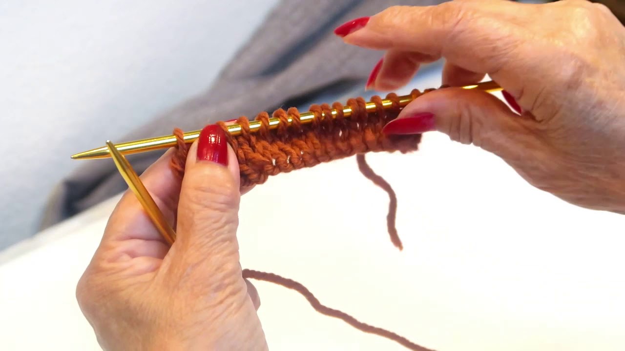 4 Maneras de hacer Aumentos tejidos en dos agujas paso a paso