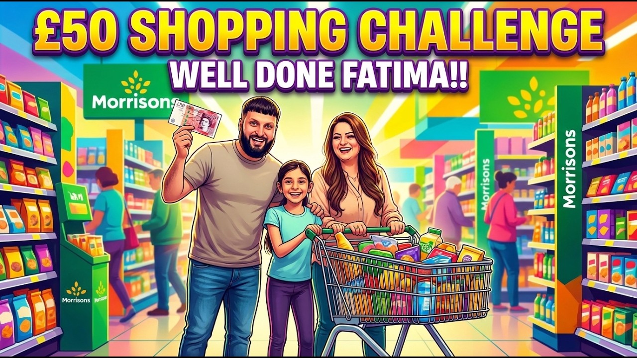 £50 MORRISONS SHOPPING CHALLENGE!!!! AMAZING RAMADAN GIFTS & OFFERS, WELL DONE FATIMA!!