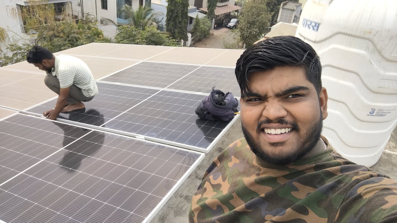 🚨😱 AAJ LAG GAYI SOLAR KI 3 PLATES 😳⚡ AB BIJLI BILL