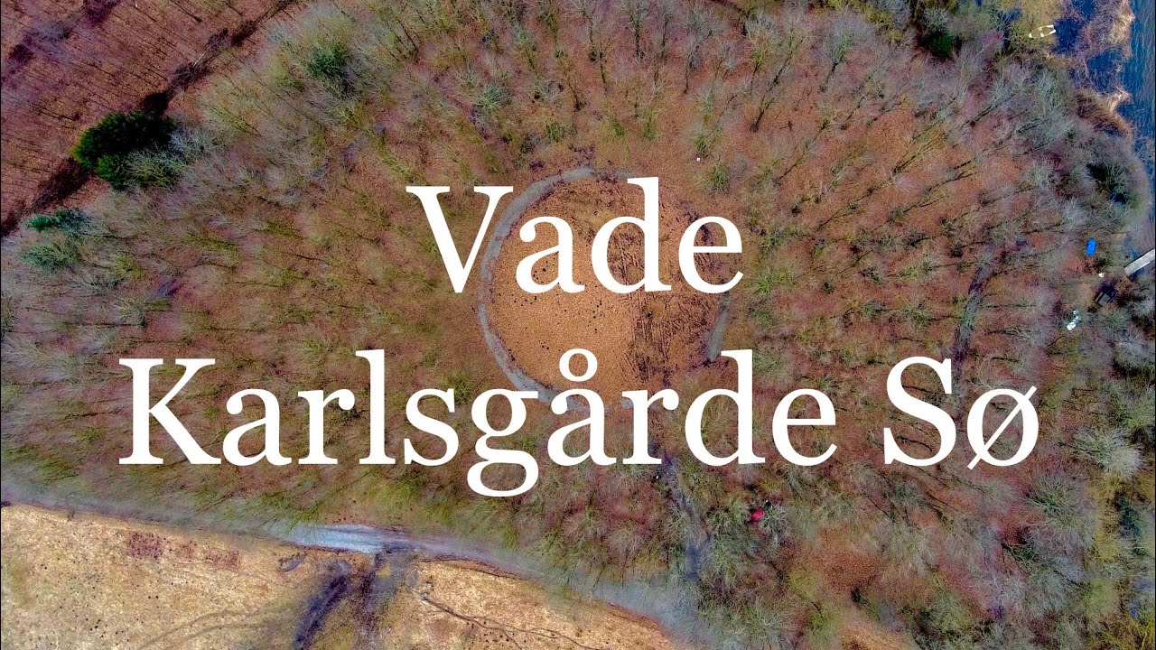 DJI Phantom 4 Footage 4K. Denmark/Karlsgårde Sø