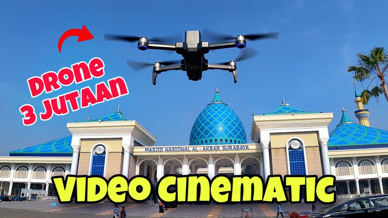 CARA BUAT VIDEO CINEMATIC DENGAN DRONE 3 JUTAAN - SJRC F22 S2 Pro+