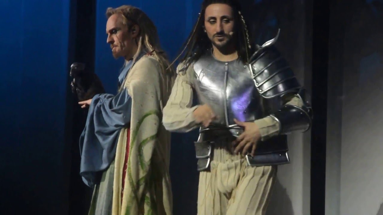 La légende du roi Arthur - Ké et Merlin + remise des anneaux - Rouen