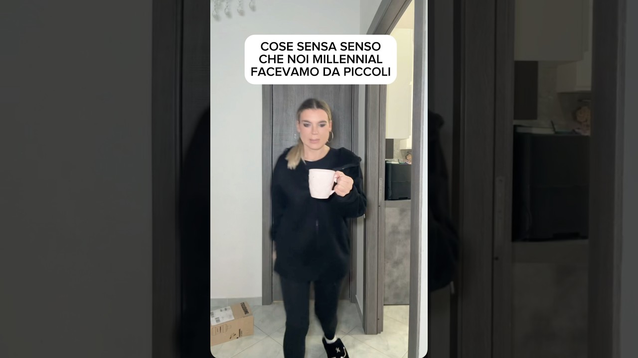 COSE SENZA SENSO CHE NOI MILLENNIAL FACEVAMO DA PICCOLI 