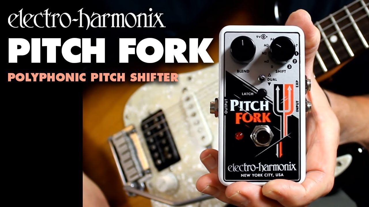 Полифоническая педаль изменения высоты тона Electro-Harmonix Pitch Fork (демонстрация Билла Руппе...