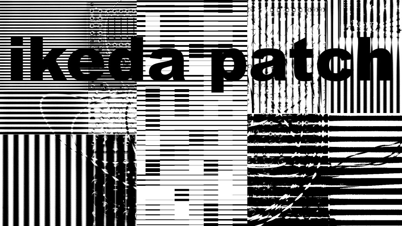 Let's make a modular synth patch in the style of Ryoji Ikeda