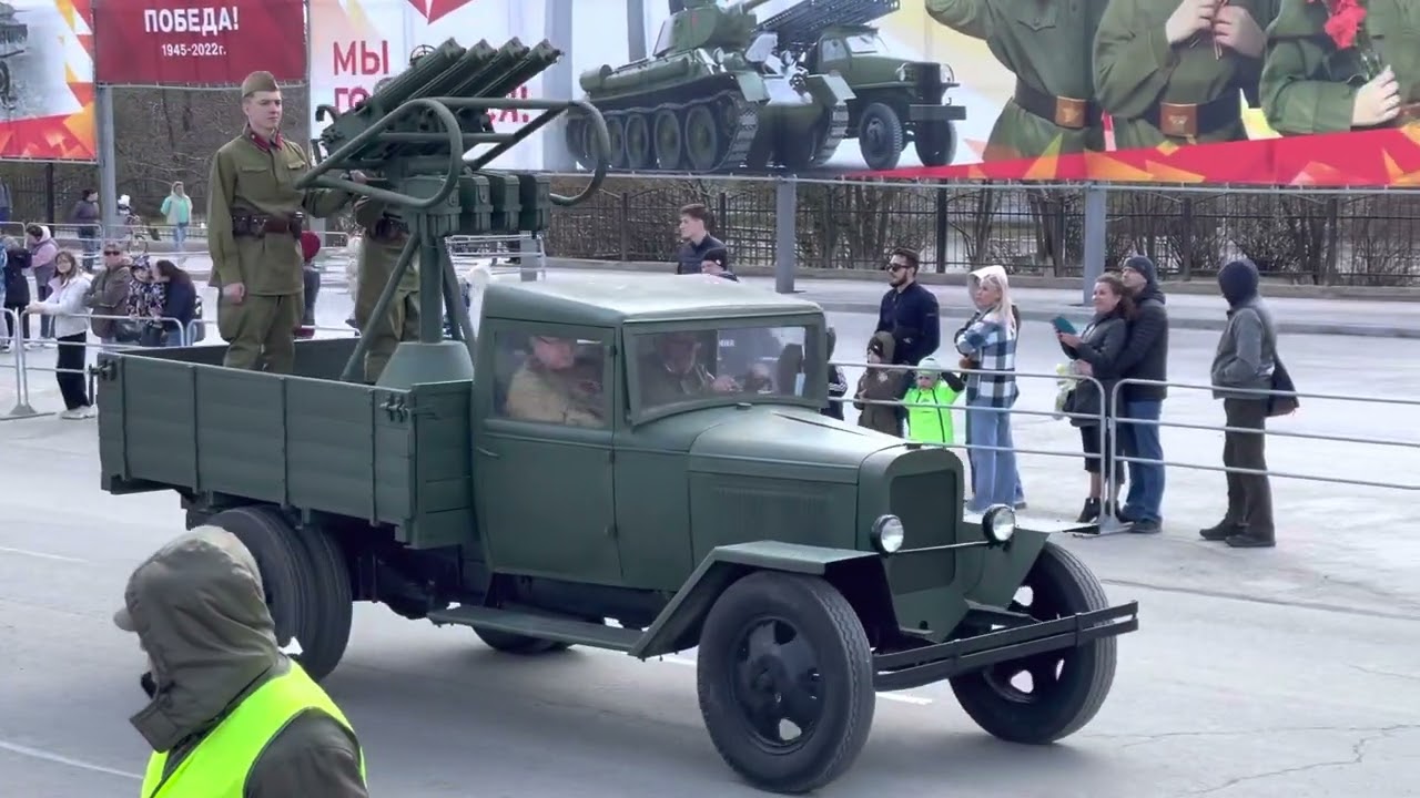 Генеральная репетиция Парада Победы в Верхней Пышме