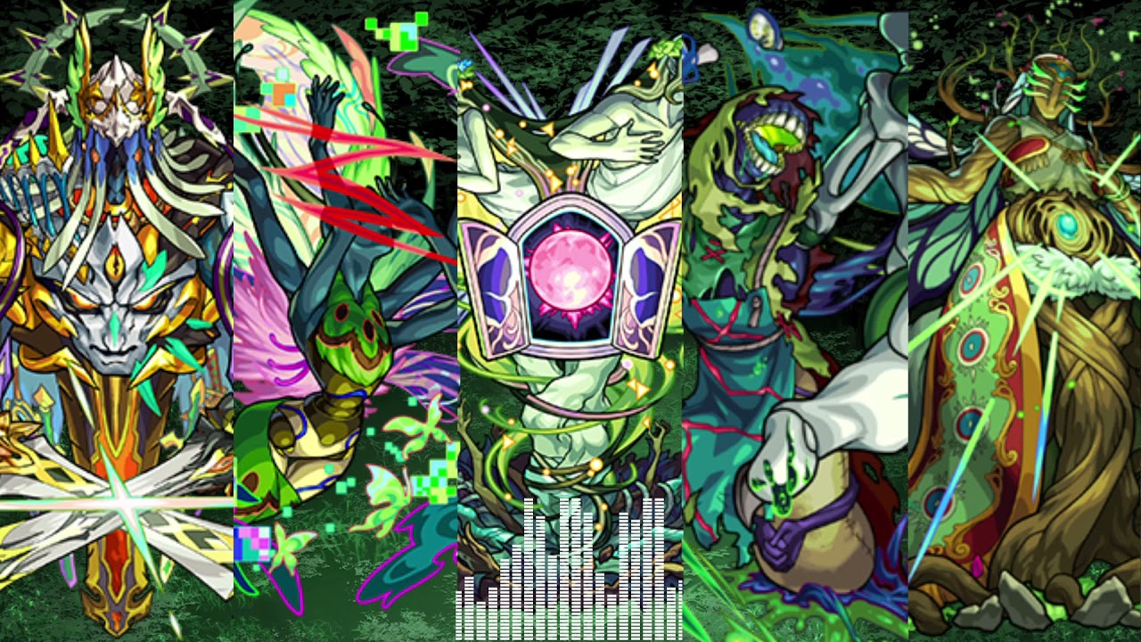 【モンスト】轟絶 ボス BGM比較 (1周目～5周目)