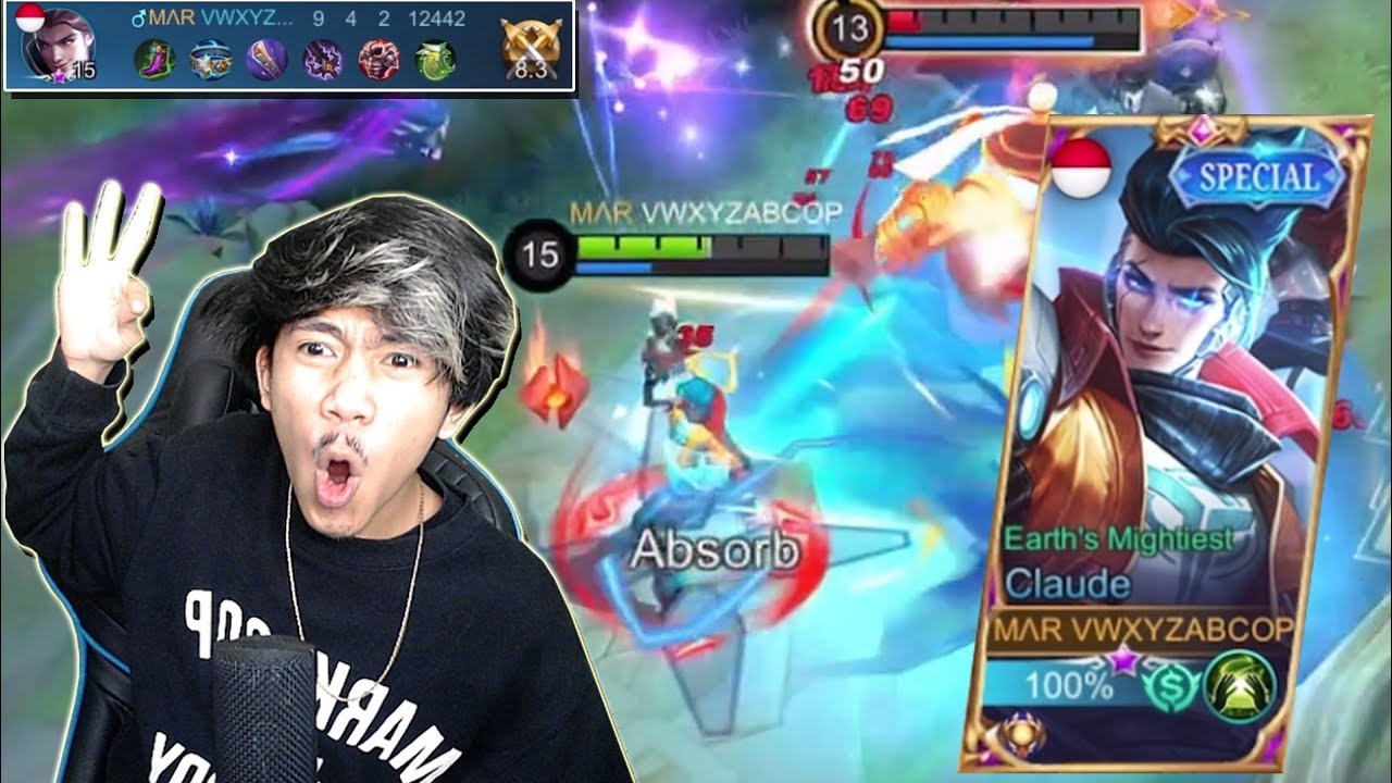 REVIEW SKIN CLAUDE MSC AUTO MENGAMUK SEREPET SEMUA YANG ADA - Mobile legends