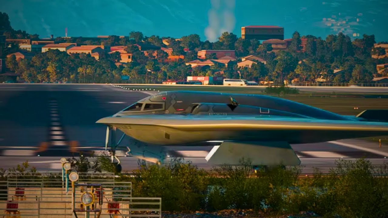 B-2 Spirit Stealth Bomber Beautiful Takeoff in Corfu Greece | Rare Military Aircraft