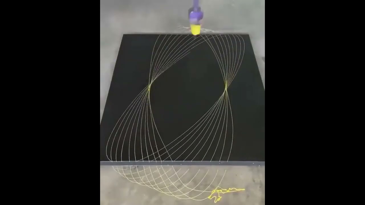 Pintura precisa de p&ecirc;ndulo
