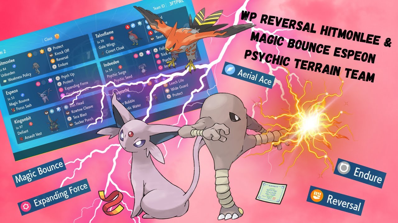 WP REVERSAL HITMONLEE & MAGIC BOUNCE ESPEON ARE A UNSTOPPABLE DUO IN REGULATION H - Pokemon S/V VGC
