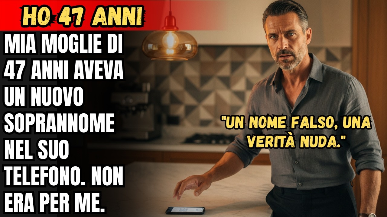 MIA MOGLIE DI 47 ANNI AVEVA UN NUOVO SOPRANNOME NEL SUO TELEFONO. NON ERA PER ME.