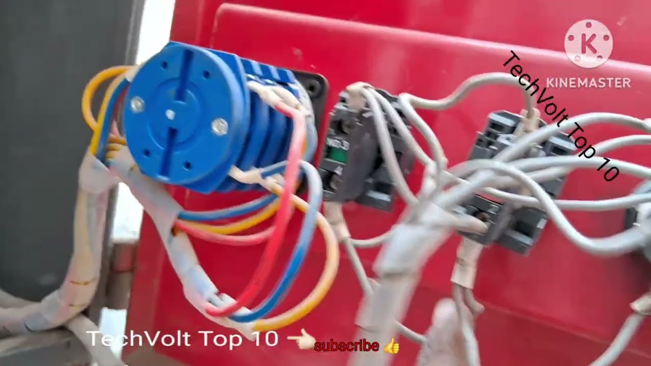RSP Control diagram/Gondola Lifter कनेक्शन कैसे karen.rope suspended platform panel wiring #electric