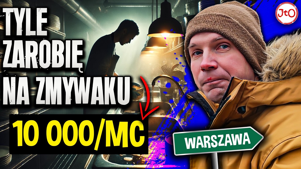 10 000 ZŁ na MIESIĄC ZAROBIĘ na ZMYWAKU! - JANEK i jego PLANY na TRZEŹWE ŻYCIE