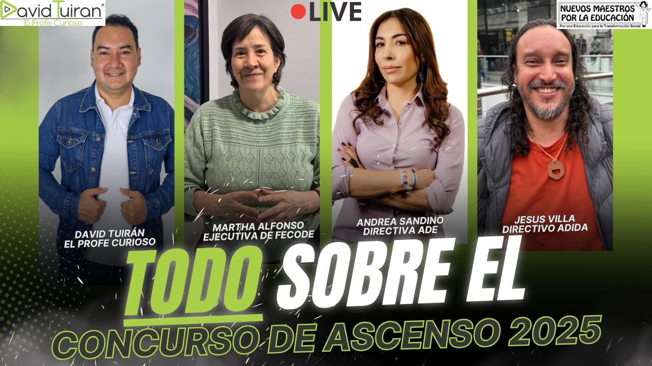 LIVE: Todo sobre el Ascenso y Reubicación 2025 con: Martha Alfonso, Jesús Villa y Andrea Sandino