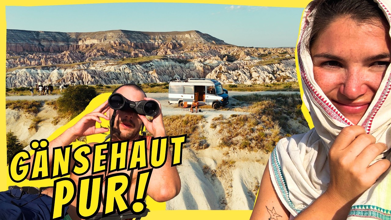 Gänsehaut pur in Kappadokien – zwischen Felsen & fliegenden Ballons! | Vanlife Türkei