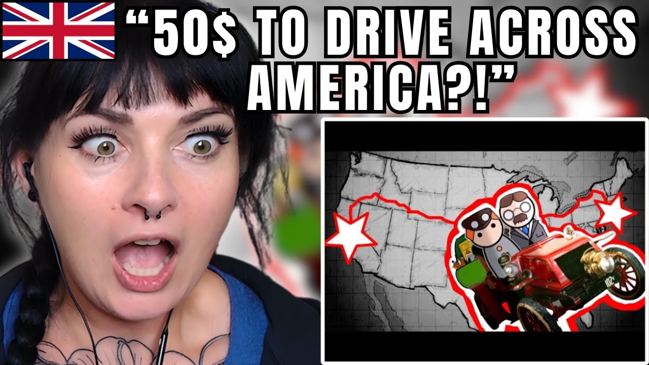 British Girl Reacts to an American Driving Across the U.S. for a $50 Bet
