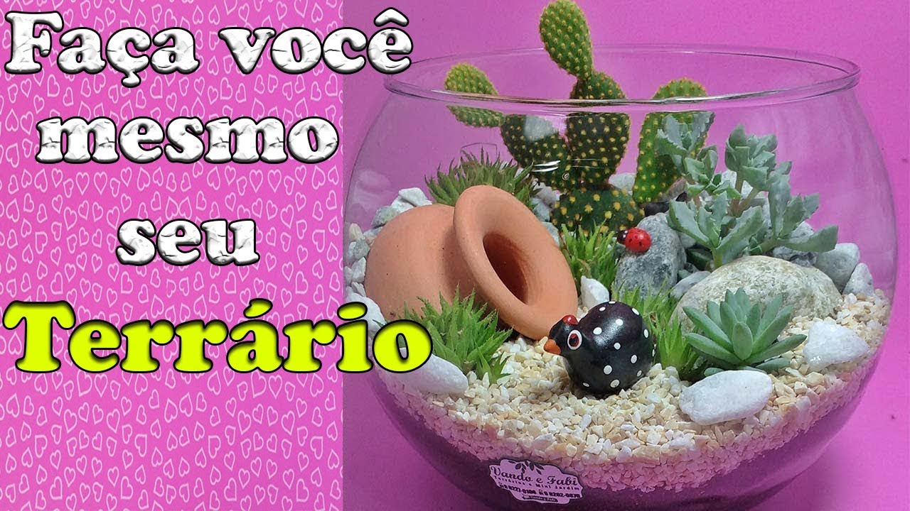 como fazer um terrário