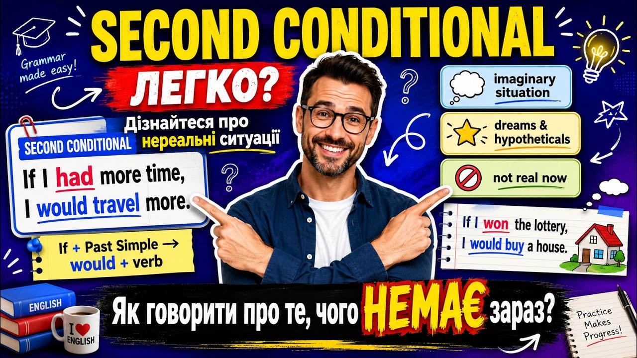 Як легко вивчити Second Conditional (Умовні речення 2)