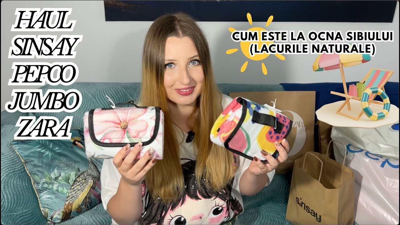 Haul Pepco, Sinsay, Jumbo, Zara | Ne bronzăm la Ocna Sibiului ☀️