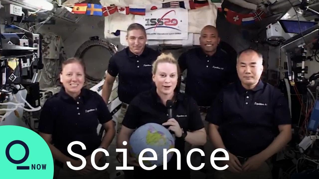 International Space Station Crew Puts Its Own Spin on Times Square Ball Drop