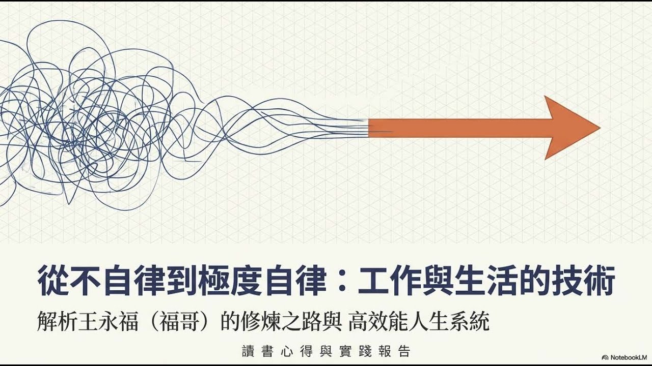 從不自律到極度自律：工作與生活的技術