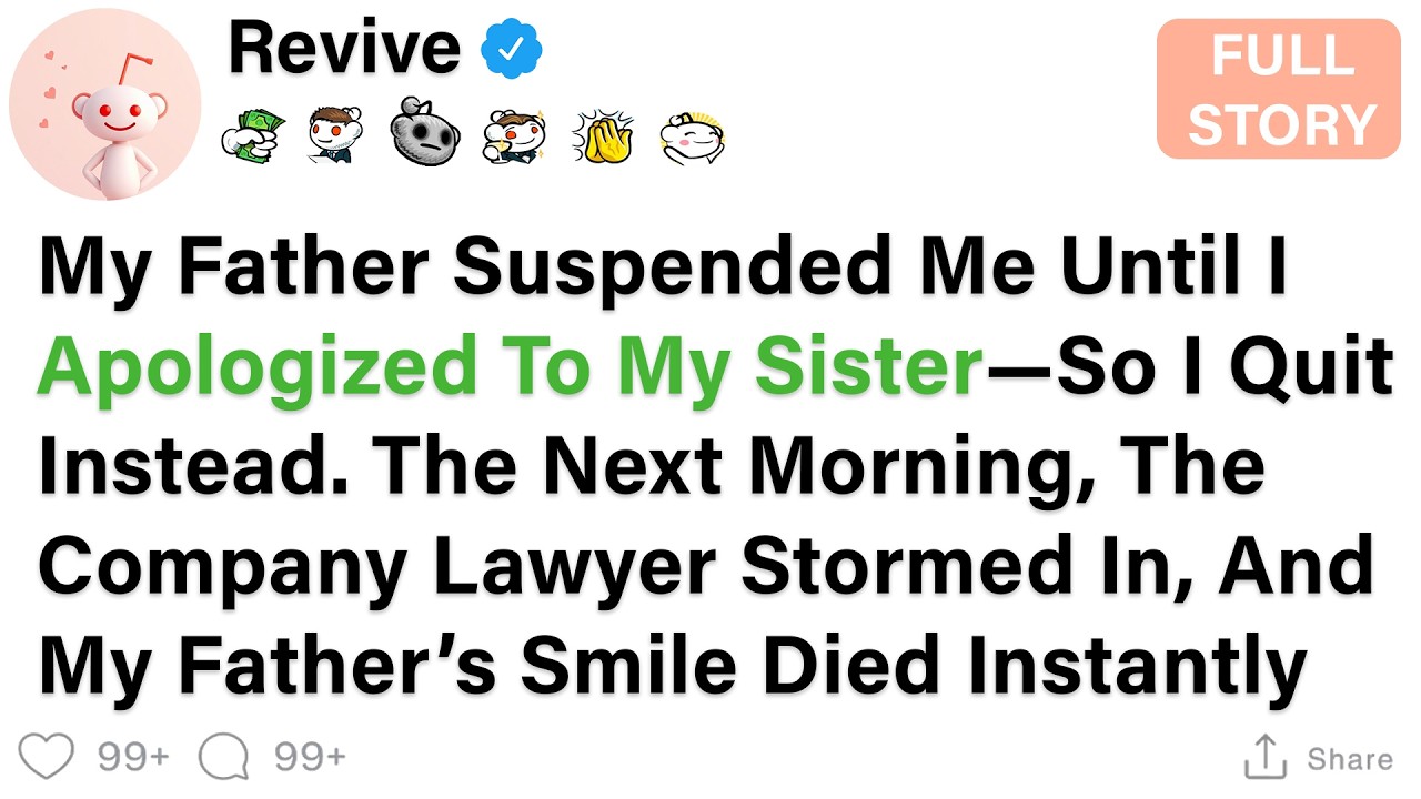 He Forced Me To Say Sorry Or Lose Everything, So I Resigned Overnight. When The Lawyer Asked...
