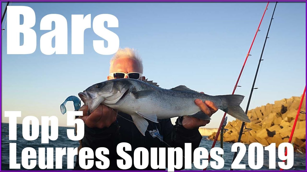 mon TOP 5 des LEURRES souples pour le BAR en 2019