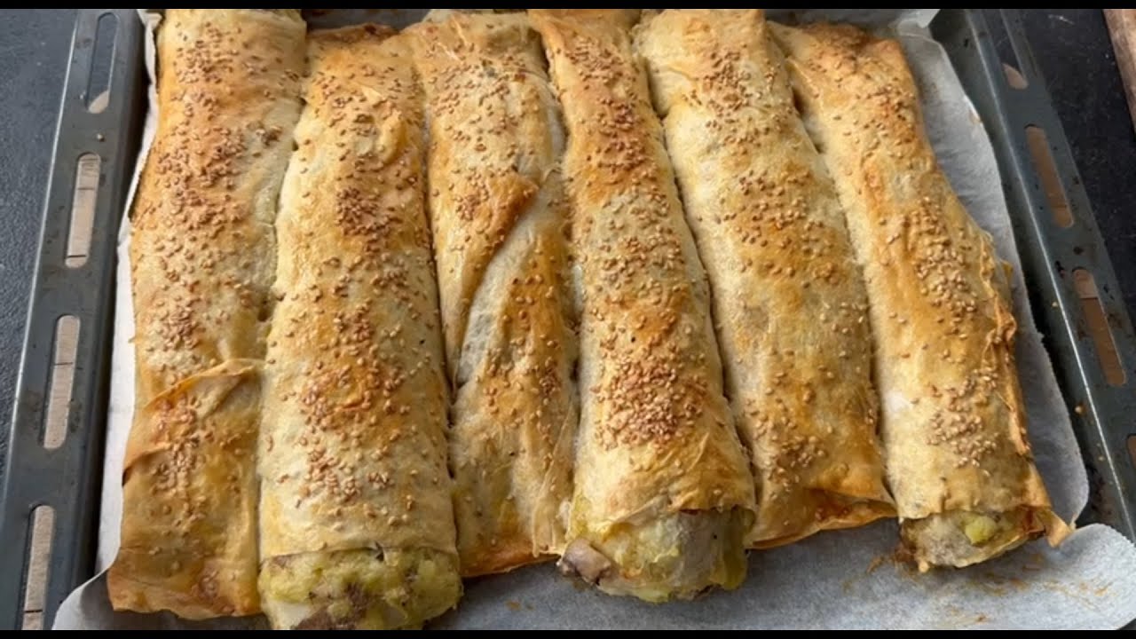 БАНИЦА С КАРТОФИ ПРАЗ И ГЪБИ #fyp #food #баница