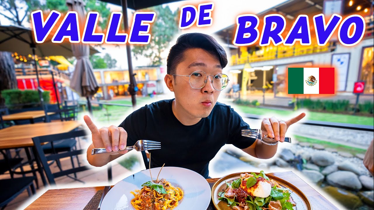 COMIENDO EN LA ZONA CARA de VALLE DE BRAVO, MÉXICO