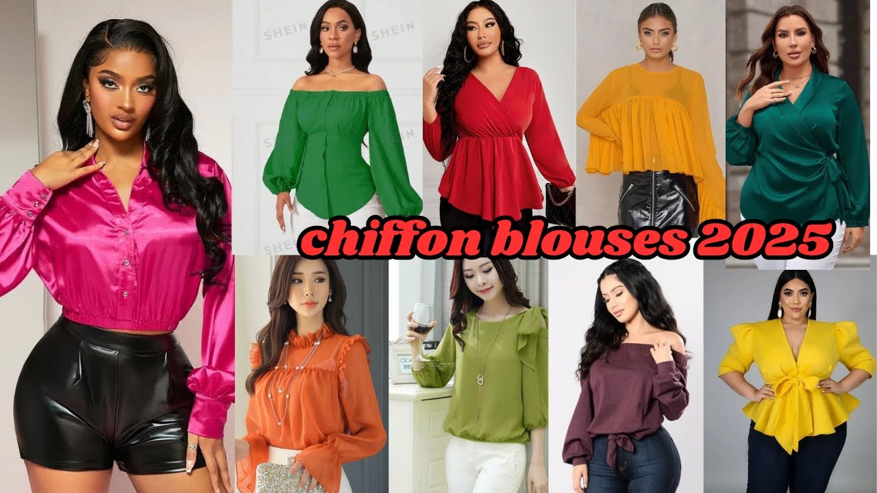 Chiffon Tops and Blouses: Elegant & Trendy Styles You Need in 2025 | material tops and blouses