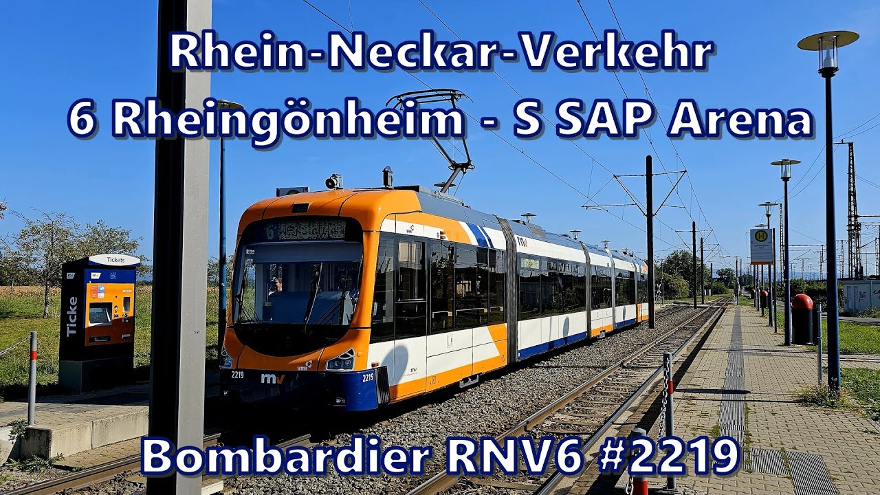 Rhein-Neckar-Verkehr - Linie 6, Bombardier RNV6 #2219