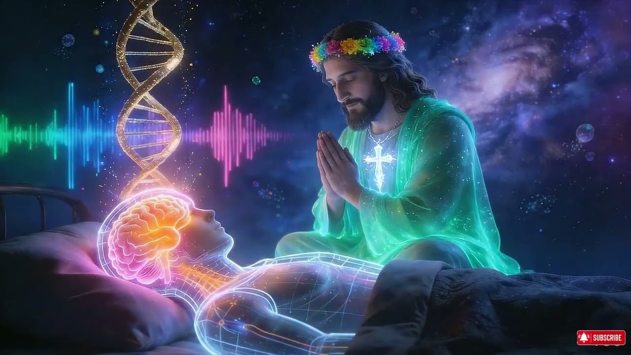 PAIN RELIEF 💤 Let Jesus Soothe Your Body & Soul (174Hz + 285Hz Recovery)