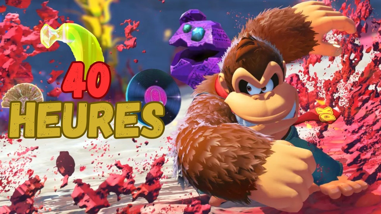 J'ai 100% Donkey Kong Bananza en 40 heures !