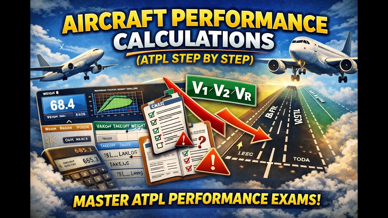 Aircraft Performance Calculations ATPL Step by Step