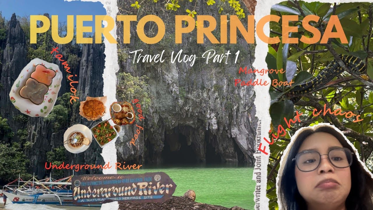 Our Puerto Princesa Underground River Experience | Palawan Vlog (Part 1) 🏝️ | Cancelled Flight! 😭