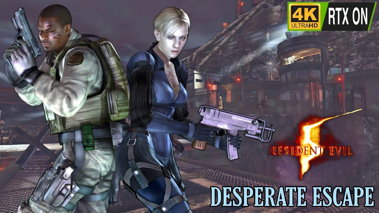 Resident Evil 5 Full Game &ndash; Desperate Escape Gameplay Walkthrough [4K 60FPS] No Commentary
