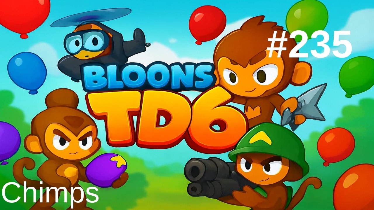 Bloons TD 6 No Commentary Gameplay( Tree Stump -Hard- Chipms ) EP-235