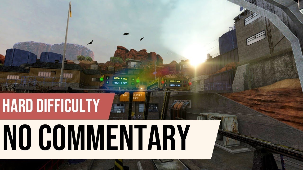 Black Mesa: Blue Shift | Chapters 1, 2, 3 & 4 Walkthrough (Hard Difficulty, No Commentary)