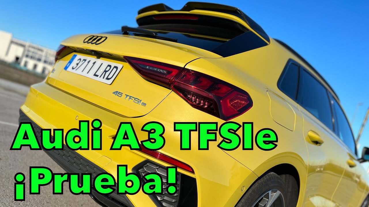AUDI A3 TFSIe PRUEBA DEFINITIVA Autonomía eléctrica y consumo híbrido con y sin batería MOTORK