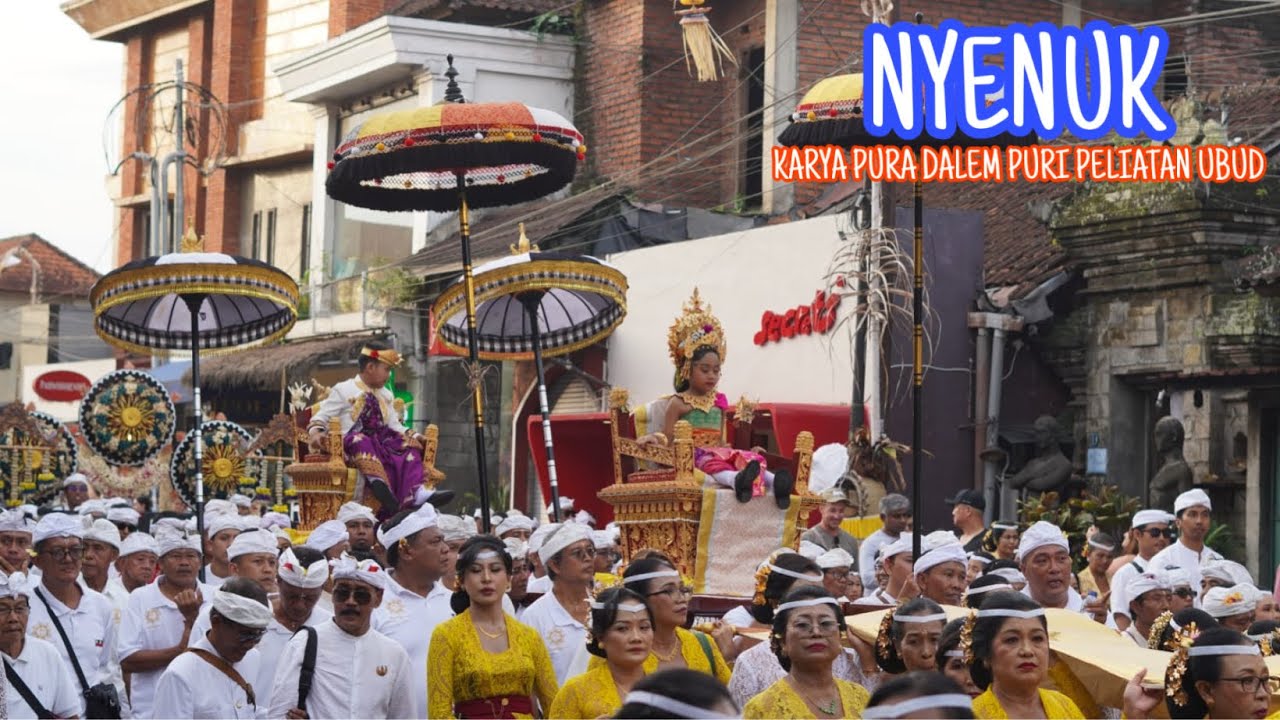 PEED NYENUK KARYA PURA DALEM PURI PELIATAN UBUD 