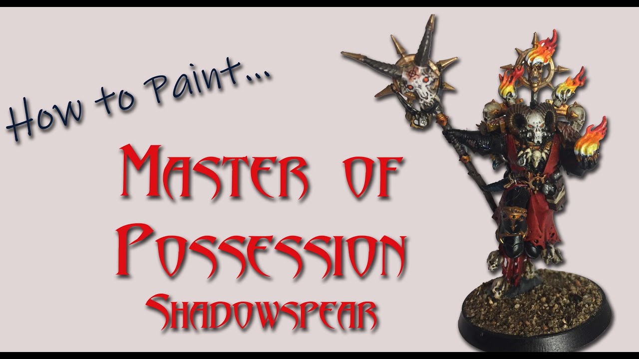 How to Paint Black Legion Master of Possession (Shadow Spear)