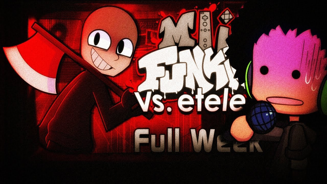 VS ETELED MOD IS FREAKING INSANE ! | Friday Night Funkin' - V.S. eteled FULL WEEK - Mii Funkin'