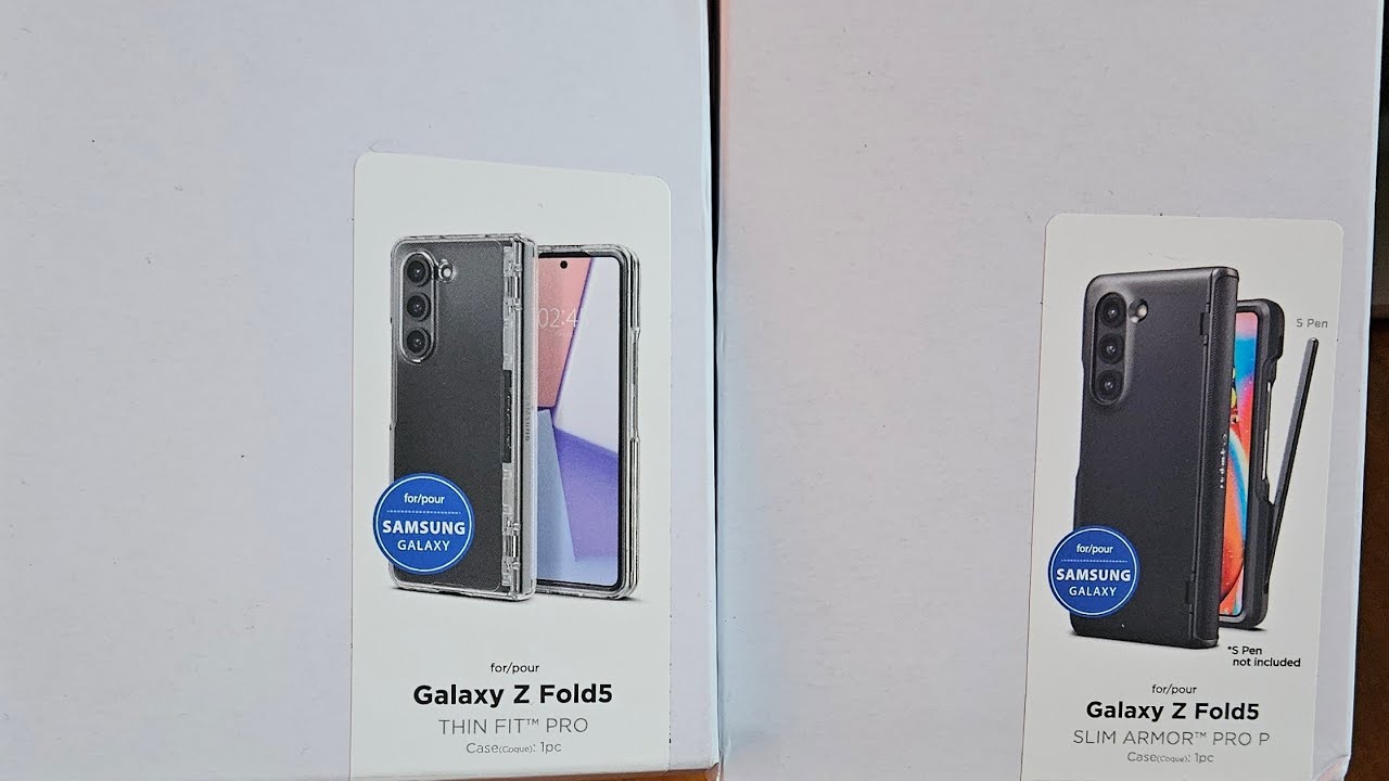 Spigen - Thin Fit Pro & Slim Armor Pro P for Samsung Galaxy ZFold5 unboxing and review 👌