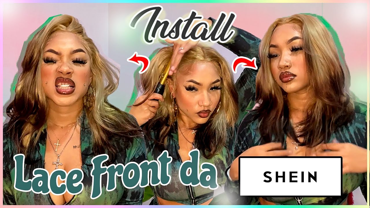 APLICANDO LACE FRONT DE R$ 160,00 DA SHEIN | RECEBIDOS IZALU #sheinforall  #shein