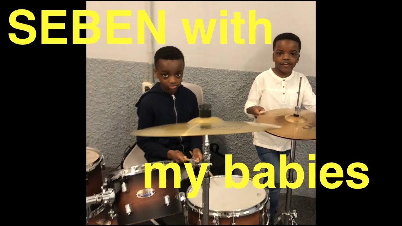 Seben with my babys in the church VLOG #2 - Isaac Sariel