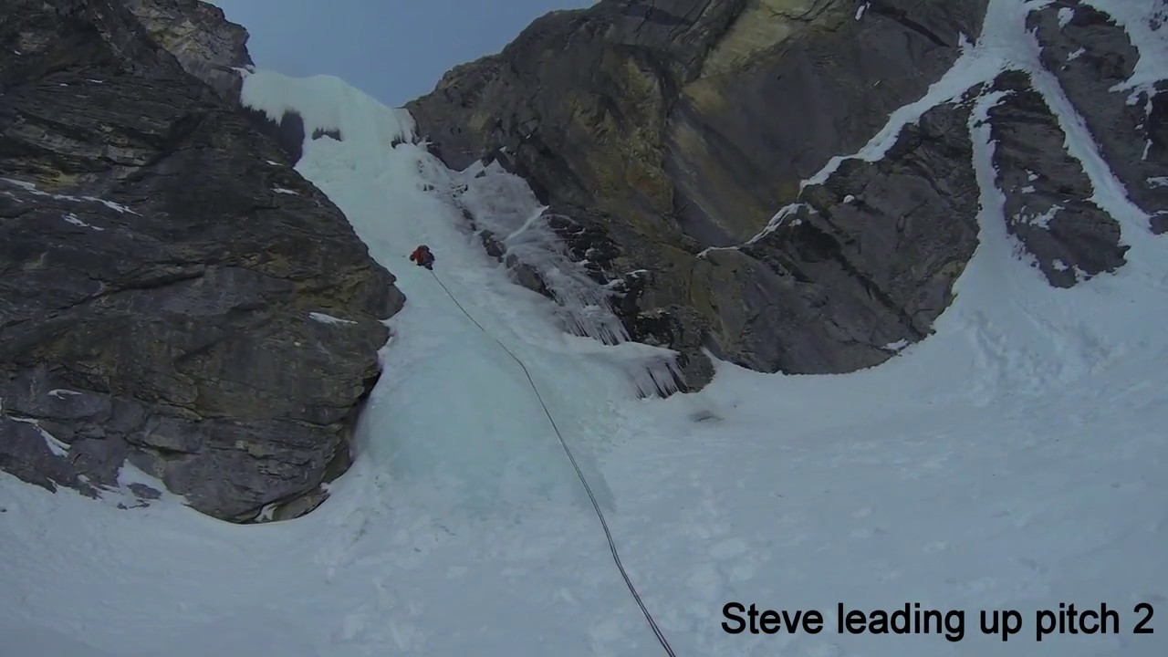 Spray River Falls Ice Climb